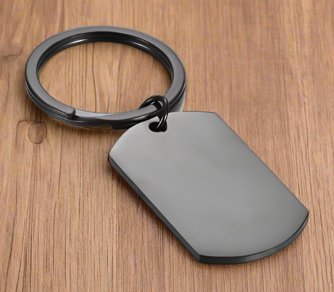 Customized Stainless Steel Dog Tag Keychain